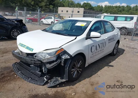 2015 Toyota Corolla Le Plus z USA, uszkodzony, nr VIN 5YFBURHE0FP182492